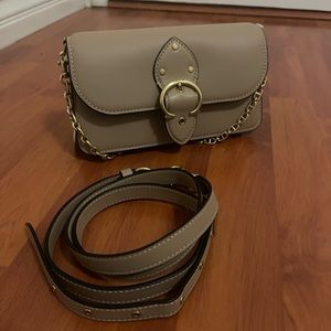 Coach taupe crossbody